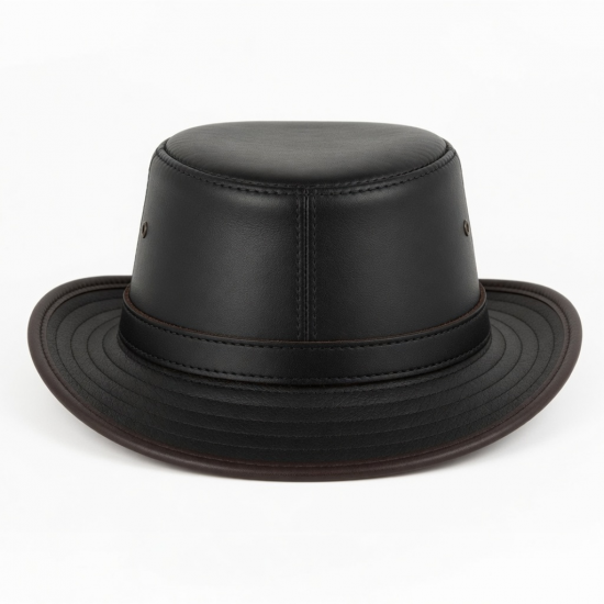 Hat Leather Military Army 2001 Size 54 55 New