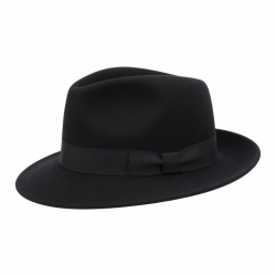 Black Men Wool Fedora Hat Cap Games Costumes Costume