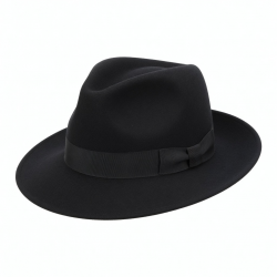 Black Men Wool Fedora Hat Cap Games Costumes Costume
