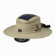 Fan Solar USB Hat Fishing Outdoor Sun New