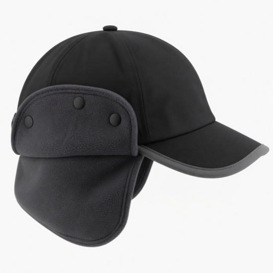 Baseball Cap Waterproof Winter Ear Flaps