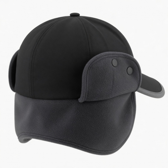 Baseball Cap Waterproof Winter Ear Flaps