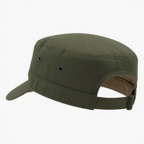 Classic Cotton Army Hat Military Cadet Patrol Style Simple Adjustable Flat Cap