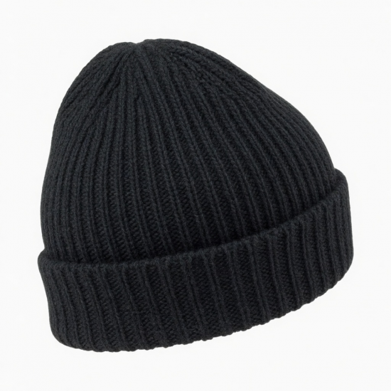 New Wool Beanie For Men Winter Size Head Large Warm Knit Hat Unisex Cap