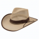 Mesh Hat Retro Cowboy Cap Drawstring Wide Brim Fedora Fishing Holiday