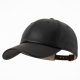 Baseball Cap Leather Adjustable Unisex For Men Women