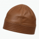 Warm Soft Leather Women Winter Hat Beanie Cap Proof Of Wind