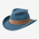 Classic Hat Denim Western Suede Vintage Rolled Brim Unisex
