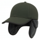 Hat Men Visor Proof Of Wind Lined Winter Baseball Cap Ear Flaps Hunting