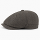 Hat Herringbone Ivy Wool Striped Cap Gatsby Golf Driving Flat Cabbie Newsboy