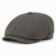 Hat Herringbone Ivy Wool Striped Cap Gatsby Golf Driving Flat Cabbie Newsboy