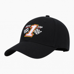 Baseball Cap Style Moto Cotton Embroidered 1 Racing