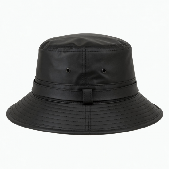 Hat Black Waterproof PVC Fishing