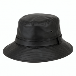 Hat Black Waterproof PVC Fishing