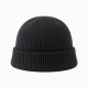 Mini Beanie Short Bucket Hat Ribbed Docker Winter Warm Knit Skull Cap Cuff