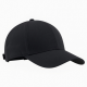 Golf Cap Performance Premium Black Embroidered Logo Adjustable
