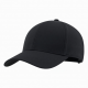 Golf Cap Performance Premium Black Embroidered Logo Adjustable